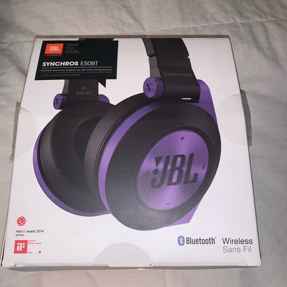 JBL E50BT HEADPHONES
